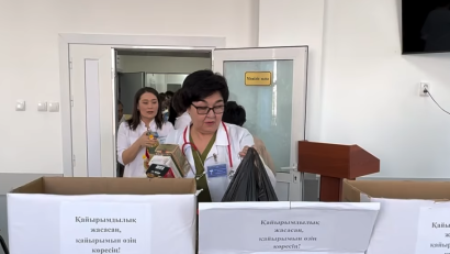 Бүгін «Сәтбаев қаласының ауруханасы» ШЖҚ КМК қайырымдылық акциясы өтті